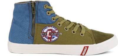 Lee Cooper Men Mid Ankle Canvas Sneakers