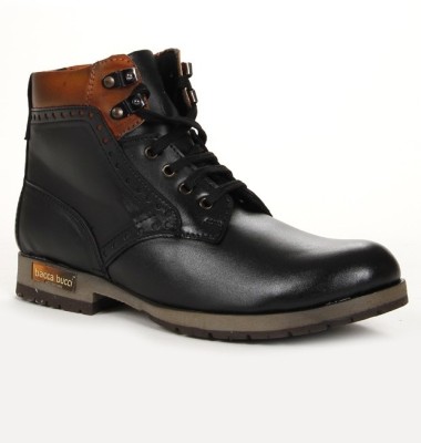 

Bacca Bucci High Ankle Length Boots For Men(Black