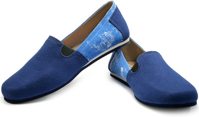 

FUNK Ralice Blue Loafers For Men(Blue
