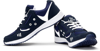 

Lancer Malaysia White & NavyBlue Running Shoes For Men(Blue, White, Navy blue