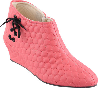 

Go India Store Boots For Women(Pink