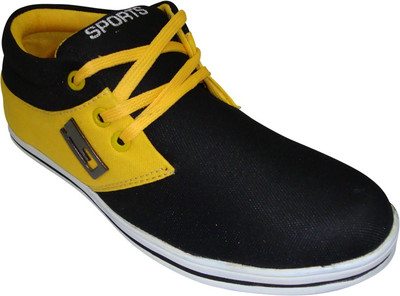 

JK Port Black Synthetic Leather Casual Shoe Casuals For Men(Black