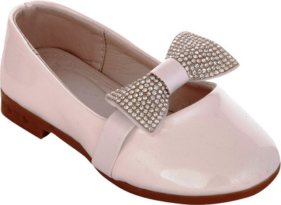 

Glinchy Comfortable Party Wear Synthetic Leather Bellies For Women(White