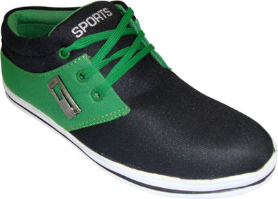 

JK Port Black Synthetic Leather Casual Shoe Casuals For Men(Black)