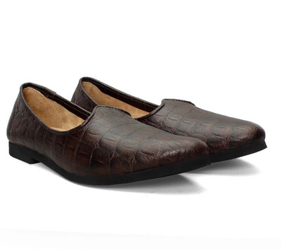 

Bare Skin Jalsa Jutis For Men(Brown, Croco brown