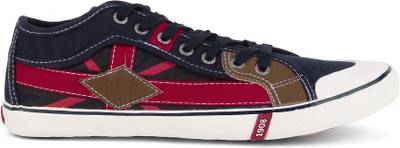 Lee Cooper Men Mid Ankle Canvas Sneakers