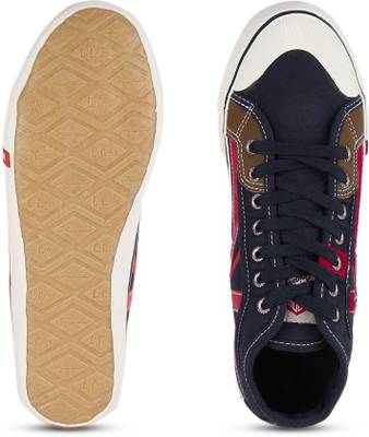 Lee Cooper Men Mid Ankle Canvas Sneakers