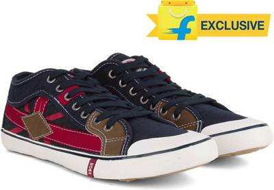Lee Cooper Men Mid Ankle Canvas Sneakers