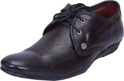 Shoebook Black Formal Derby Lace Up Shoes For Men(Black) Shoebook Black Formal Derby Lace Up Shoes For Men(Black)
