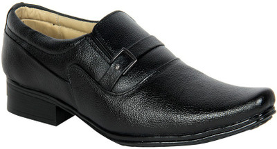 

Panahi Youngistan Leather Party Wear For Men(Black