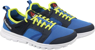

REEBOK AMAZE RUN Running Shoes For Men(Blue, Awsm blue/navy/yllw/wht