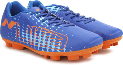 

Nivia Ultra-I Men Football shoes For Men(Blue, Aster blue/org