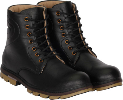 

Kraasa Long Bold Boots For Men(Black
