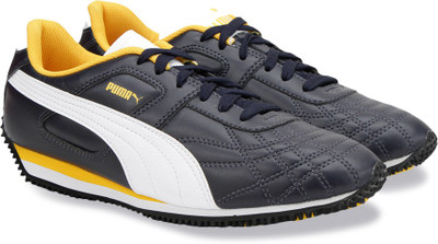 

Puma Mexico DP Sneakers For Men(Navy, Peacoat-puma white-old gold