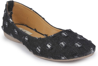 

Sindhi Footwear Bellies For Women(Black)