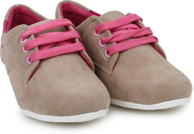 

Beonza Canvas Shoes For Women(Beige)