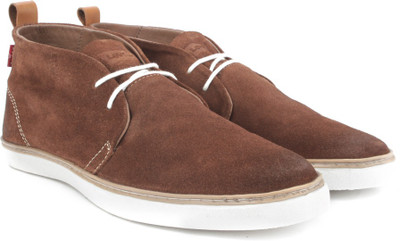 

Levi's Chukkas_Suede Men Boots For Men(Brown, Beige