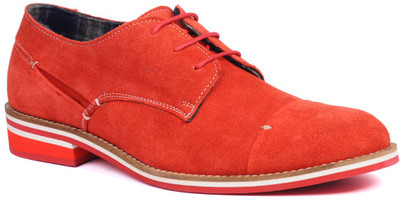 

Walker Styleways Majestic Derby Casual Shoes For Men(Red, Royal red