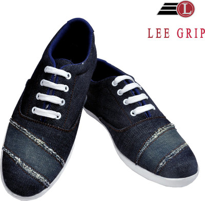 Lee Grip Canvas Shoes For Men(Blue