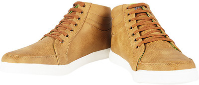 

Kraasa Stitch Detaling Sneakers For Men(Brown