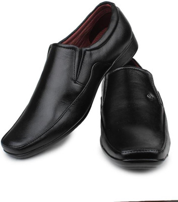 

Digni Men Leather Formal Shoes (BLACK) Slip On For Men(Black