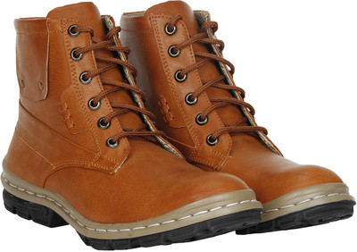 

Kraasa Live Up Boots For Men(Tan