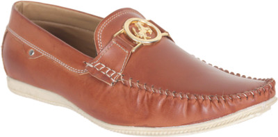 

Azzaro Black Studds Loafers For Men(Tan