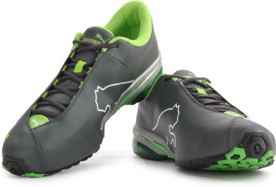 

Puma Jago Ripstop DP Running Shoes For Men(Green, Grey, Dark shadow;white;lime punch