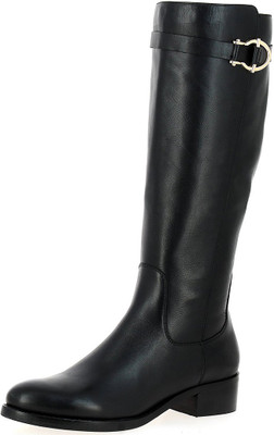 

Saint G WOMEN BLACK LEATHER LONG BOOT Boots For Women(Black