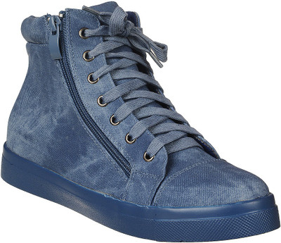 

Flat n Heels Boots For Women(Blue)