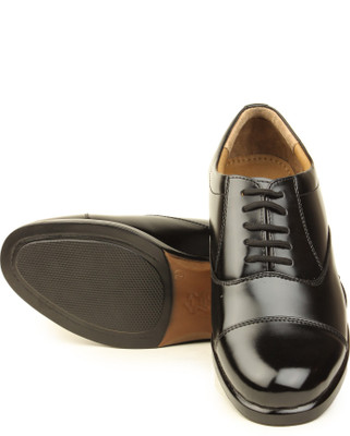 

Metrogue Men'S Black Oxford Lace Up Shoes For Men(Black
