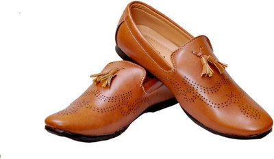 

Candey Shoes Loafers For Men(Tan