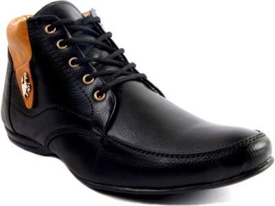 

Maxwell Fashion Guru Black Synthetic Leather Casuals For Men(Black