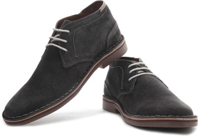 

Kenneth Cole Desert Sun Corporate Casuals For Men(Grey, Dkg
