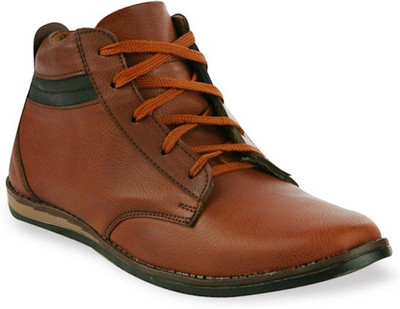 

Kraasa High Ankle Boots For Men(Burgundy)