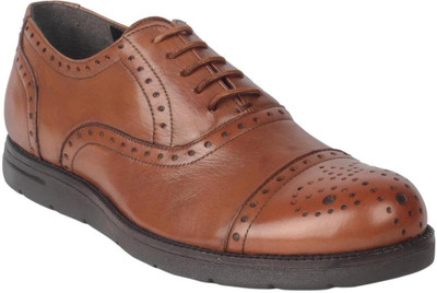 

Salt N Pepper 16-434 ALMOND Lace Up For Men(Tan