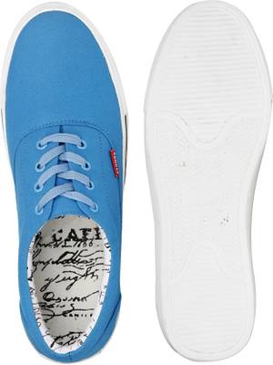 CoolSwagg Men's Stylish Leather Sneakers, Canvas Shoes