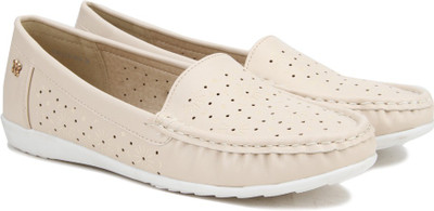 

Addons Loafers For Women(Beige, Cream
