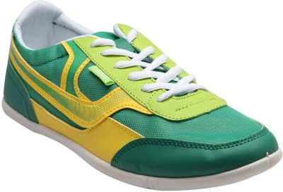 

F22 Green Yellow Lace Up For Men Casual Shoes For Men(Green)
