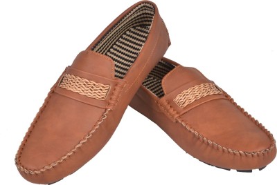 

Azzaro Black Loafers For Men(Tan)