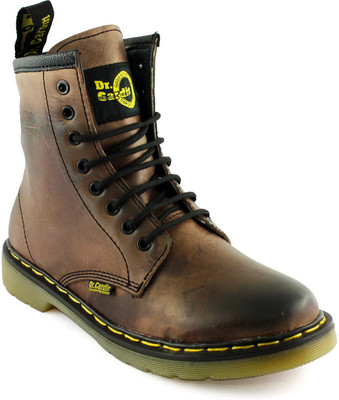 

DeVEE Dr. Cardin Washed Tan Boots For Men(Tan)