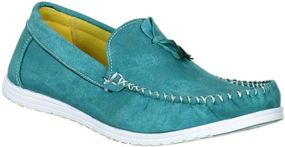 Adjoin Steps Loafers For Men(Green