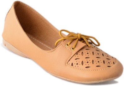 

Myra Laser Cut Casuals For Women(Tan)