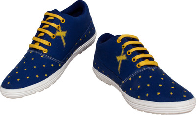 

Prakum Canvas Shoes For Men(Blue)