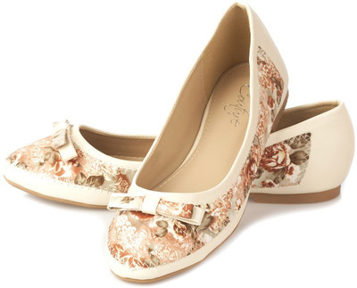 

Vero Couture Printed Suede Panelled Bellies For Women(Brown, Beige-grey-multi