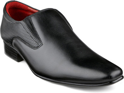

Escaro Leather Slip On For Men(Black