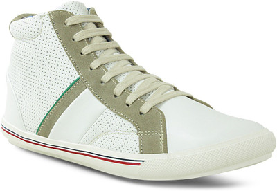 

Get Glamr Stylish Lace Ups Sneakers For Men(White