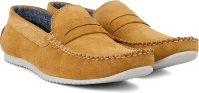 

Peter England PE Loafers For Men(Tan, Musturd