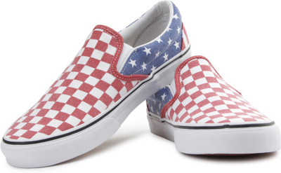 

Vans Loafers For Men(Blue, Red, White, (van doren) stars/stripes/checker