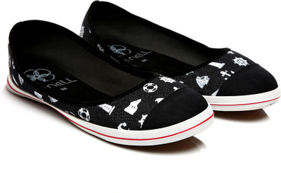 

Nell NP-04 Canvas Shoes For Women(Black)
